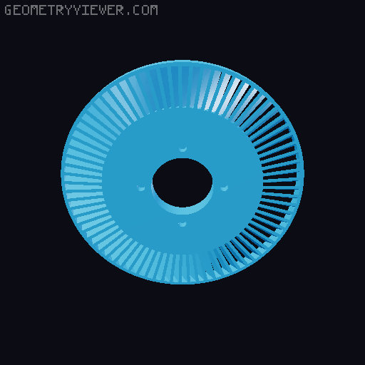 J57 turbojet Engine and stand 3D model thumbnail