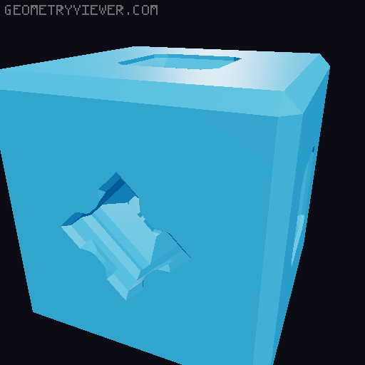 MakABlok - PrintABlok MakerGrid Adapters 3D model thumbnail