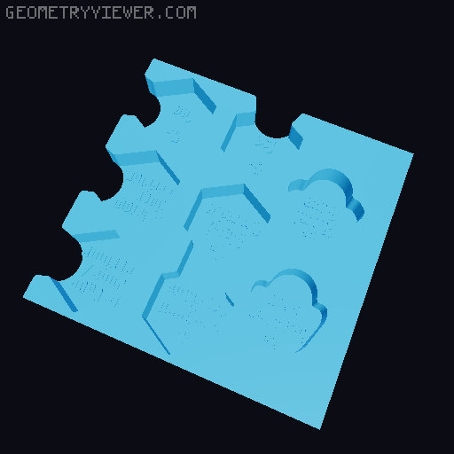Frosthaven Insert 3D model thumbnail