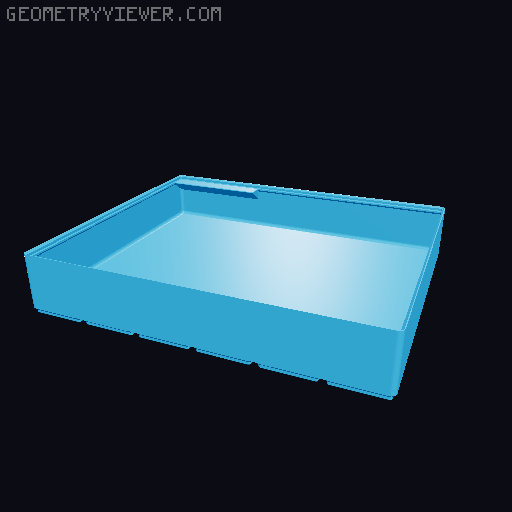 Gridfinity cups height 6 (46mm) collection 3D model thumbnail