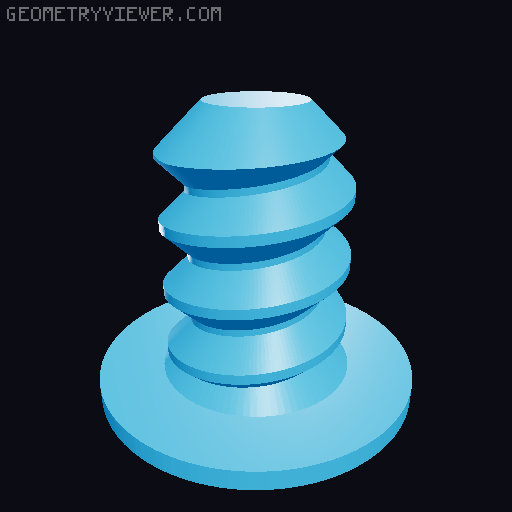 V10 Engine Turbocharged working belt driven Model (printer optimized) 3D model thumbnail