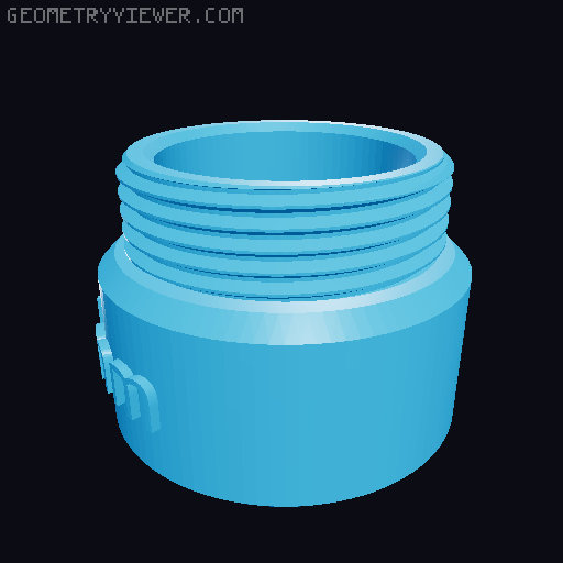 Nozzle container (Düsen Box) 3D model thumbnail