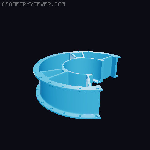 Airbus A320 Engine 3D model thumbnail
