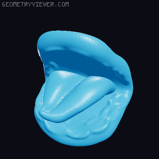Mini No Face - single and multimaterial 3D model thumbnail