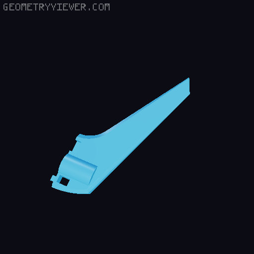 Rechargeable Battery Powered LED Desk Lamp 3D model thumbnail