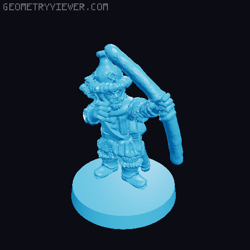 Lake-Town Archers 10mm Scale 3D model thumbnail
