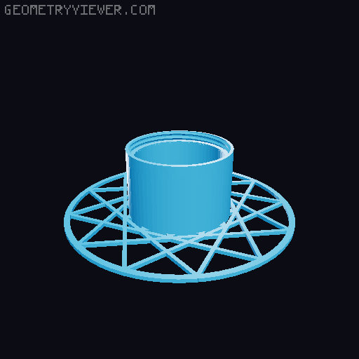 2 Piece Sample Filament Spool 3D model thumbnail