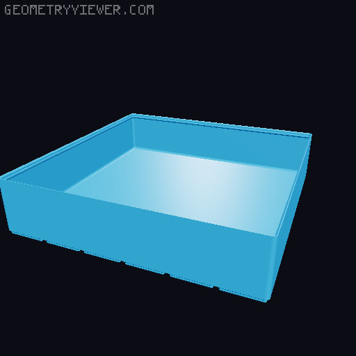 Gridfinity cups height 8 (60mm) collection 3D model thumbnail