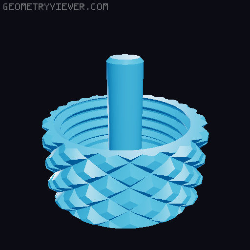 Tiny Travel Screwdriver 3D model thumbnail