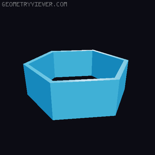 Honeycomb Shelves 3D model thumbnail