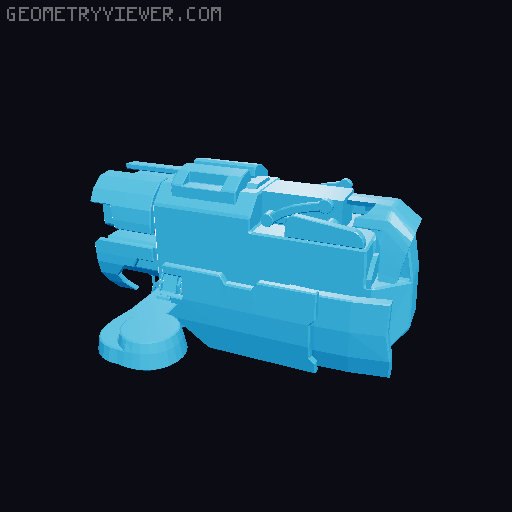 Faijin quadrupedal robot from the mobile and desktop game Kreig Robots 3D model thumbnail