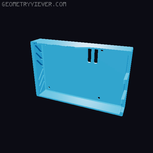 RASPBERRY PI 5 CASE 3D model thumbnail