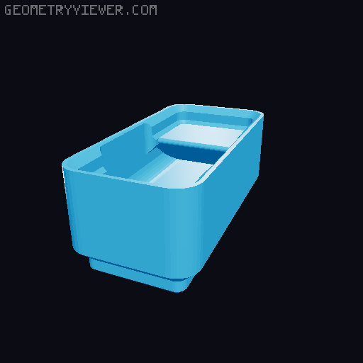 Gridfinity cups height 2 (18mm) collection 3D model thumbnail