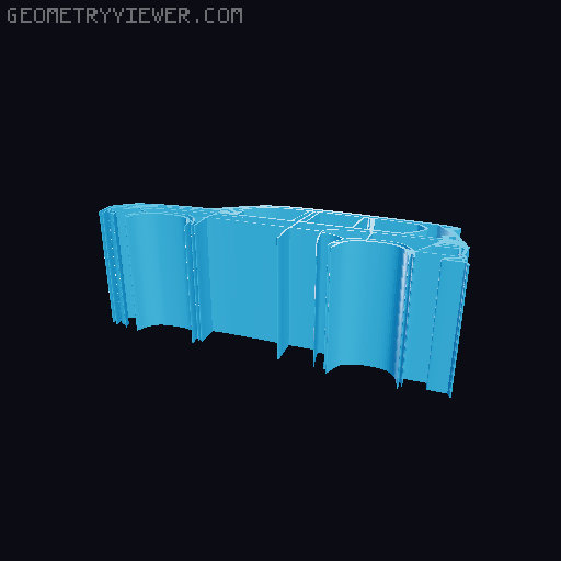 Car silhouettes! different models 3D model thumbnail