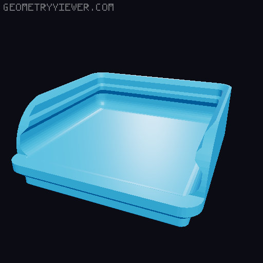 Gridfinity rouded bins collection all sizes 3D model thumbnail