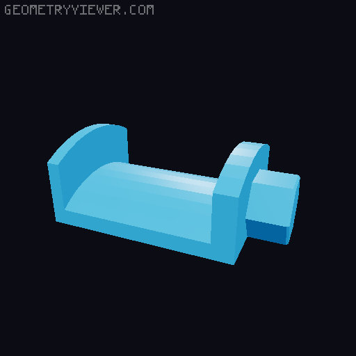 HSW Headphone Hanger - SteelSeries Logo 3D model thumbnail