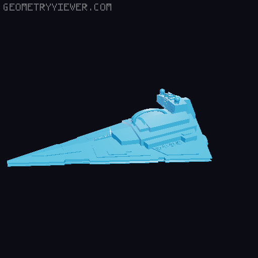Star Wars hangers 3D model thumbnail