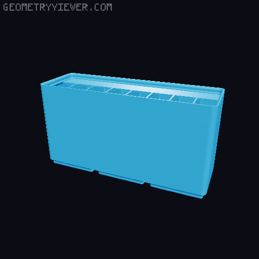 Gridfinity Ultra Light Bins - Divider Label Edition 3D model thumbnail