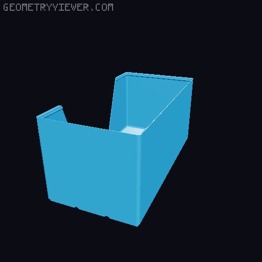 Gridfinity wall cutout collection 3D model thumbnail