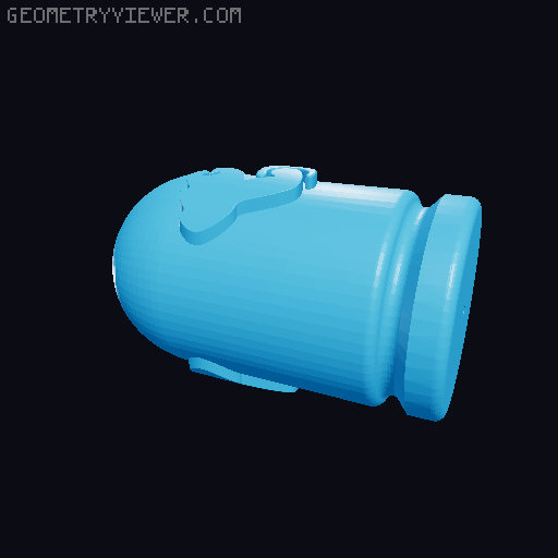Bullet Bill Whopper Plopper 3D model thumbnail