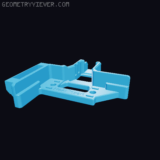 N4/N4pro bed aligner, with wiper and Mellow Fly ADXL345 3D model thumbnail
