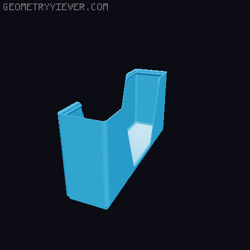 Gridfinity wall cutout collection 3D model thumbnail