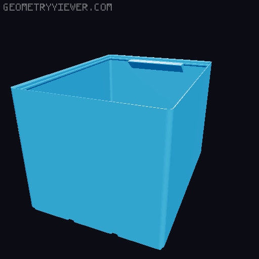 Gridfinity cups height 16 (116mm) collection 3D model thumbnail