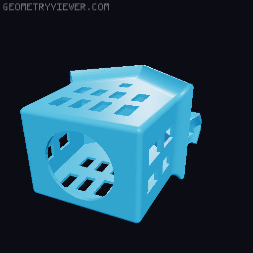 Christmas Willage 3D model thumbnail