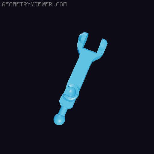 One-handed Xbox One Controller Right - Parts Separated 3D model thumbnail