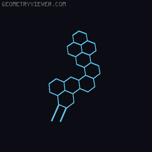 Multiple Plant Support / Plant Trellis / Hexagon / Honeycomb V2 3D model thumbnail