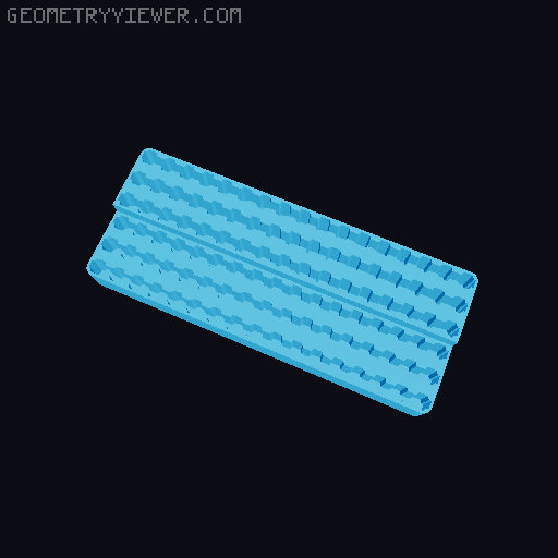 Wall Control Bit Holder 3D model thumbnail