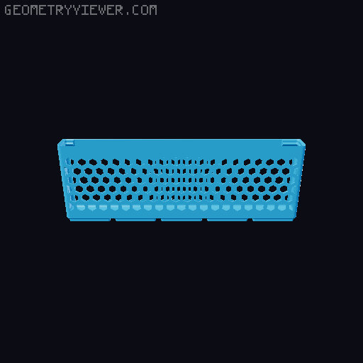 Gridfinity Hex Bins all sizes 3D model thumbnail