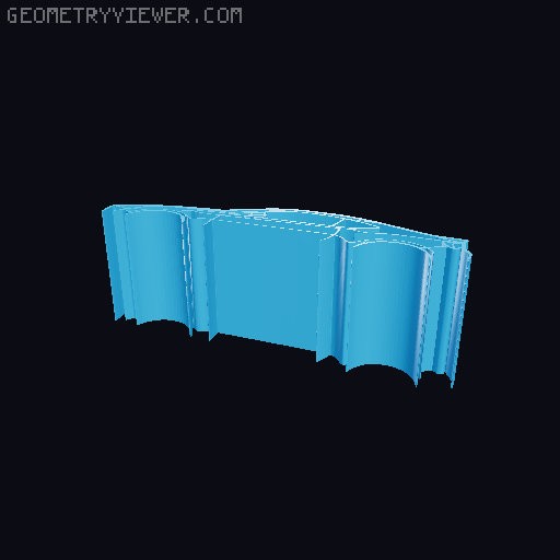 Car silhouettes! different models 3D model thumbnail