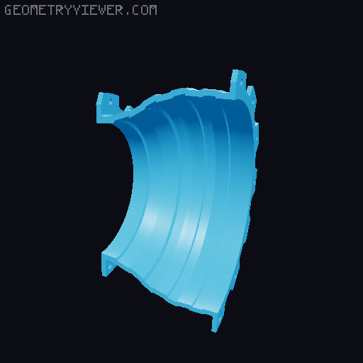 3D Printable Jet Engine 3D model thumbnail