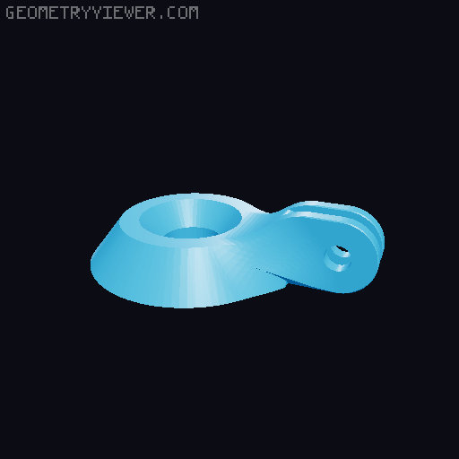 Dial Test Indicator Arm 3D model thumbnail