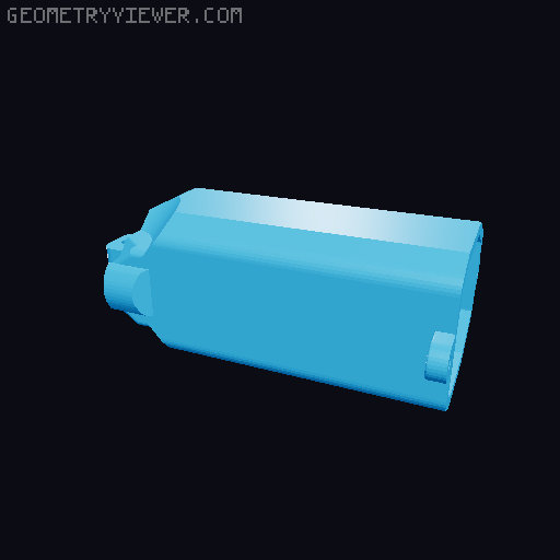 Protean-K Blaster - Remixed from Protean by Flygonial 3D model thumbnail
