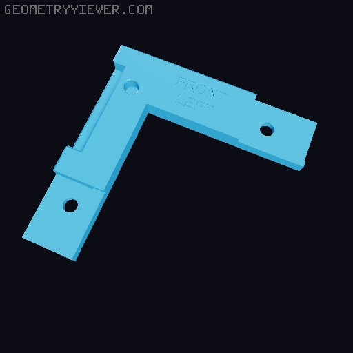 Prusa Core One Magnetic Top Cover Remix with no finger tabs 3D model thumbnail