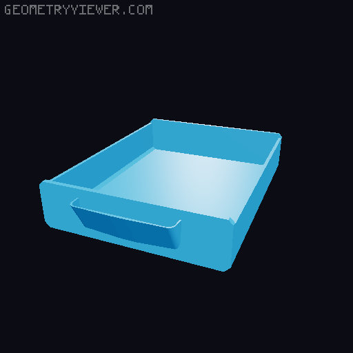 Modular Organizer 3D model thumbnail