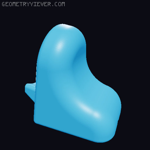 Samsung Galaxy Watch 4 charging stand 3D model thumbnail