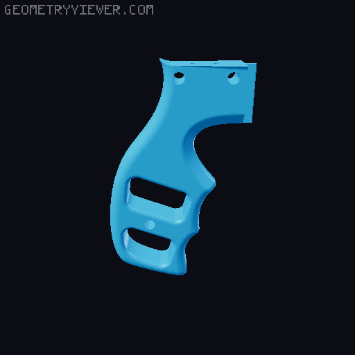 Johnny Silverhand's Malorian Arms 3516 3D model thumbnail
