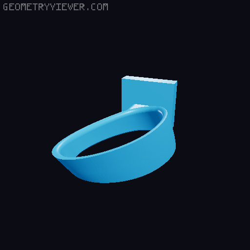 Quest 3 wall holder for OpenGrid 3D model thumbnail