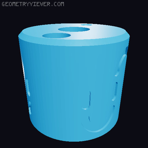 RyobiCop Smiley 3D model thumbnail