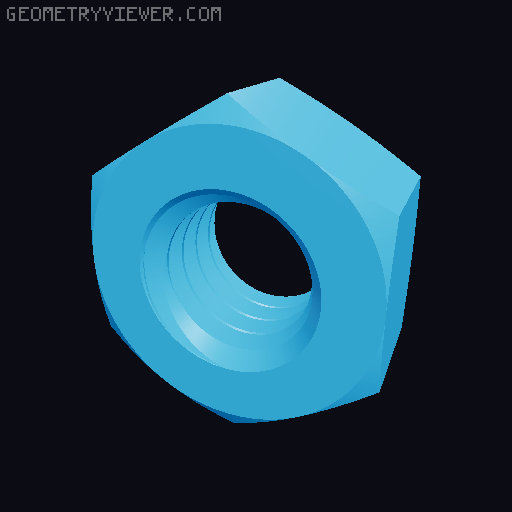 Fully Printed GoPro Thumb Screw 3D model thumbnail