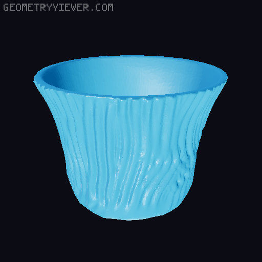 Easter Bunny Toy/Pot/Planter 3D model thumbnail