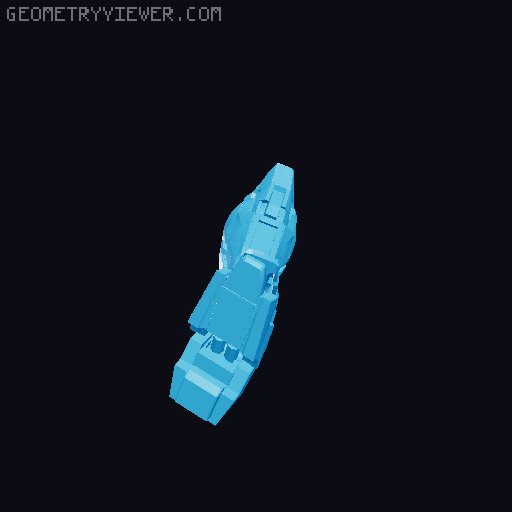 Gundam 3D model thumbnail