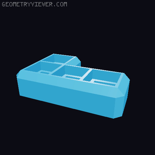 Fidget Key MX: Tetris Edition 3D model thumbnail