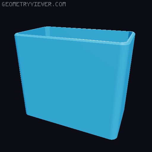 Pop-up Gift Card Box 3D model thumbnail