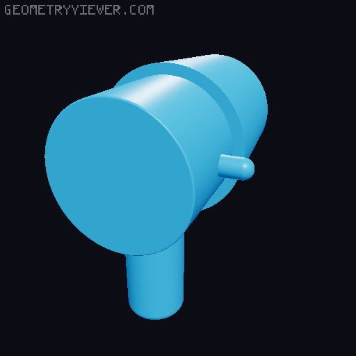 V-8 tube placeholder 3D model thumbnail