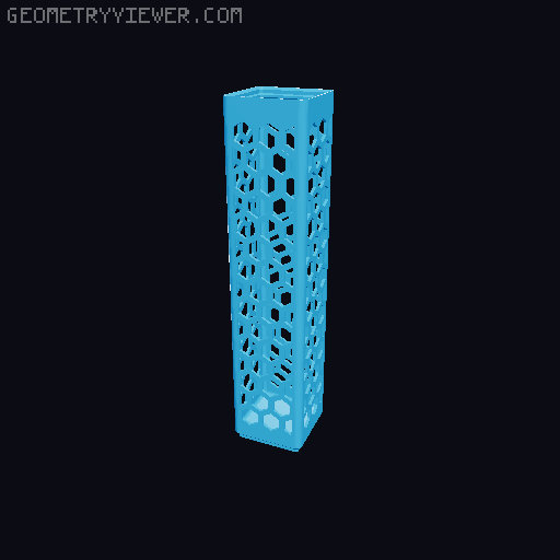 Gridfinity Hex Bins all sizes 3D model thumbnail