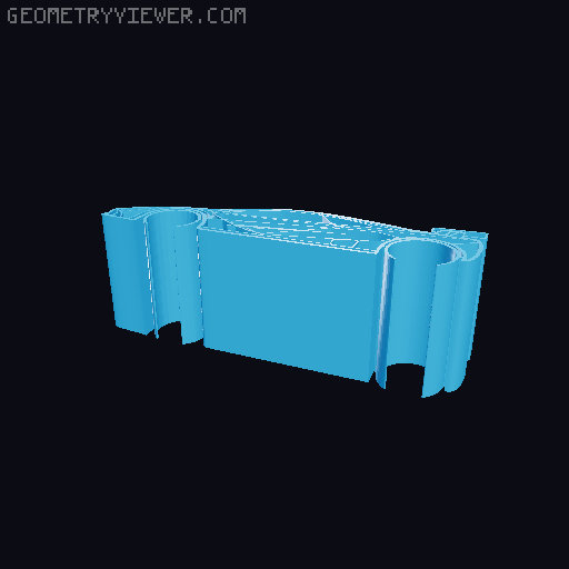 Car silhouettes! different models 3D model thumbnail
